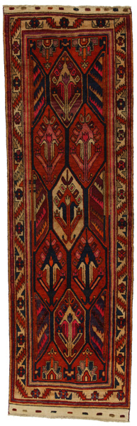 Qashqai Персийски връзван килим 392x121