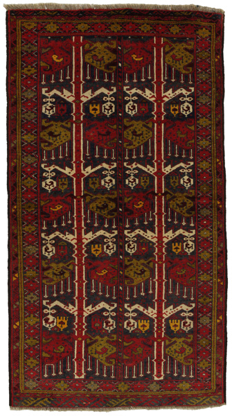 Bakhshayeh - Turkaman Персийски връзван килим 193x105