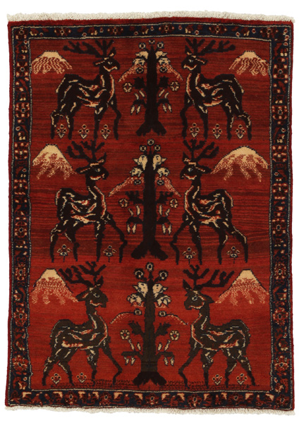 Lori - Bakhtiari Персийски връзван килим 129x93