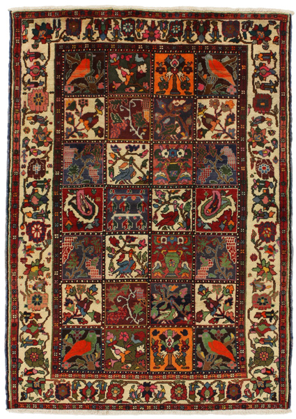 Bakhtiari - Garden Персийски връзван килим 205x146