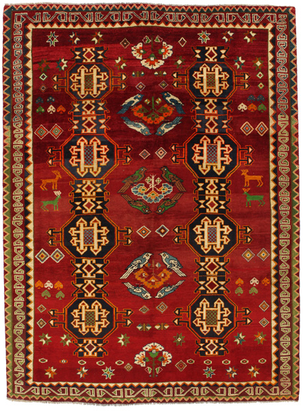 Qashqai - Shiraz Персийски връзван килим 290x217