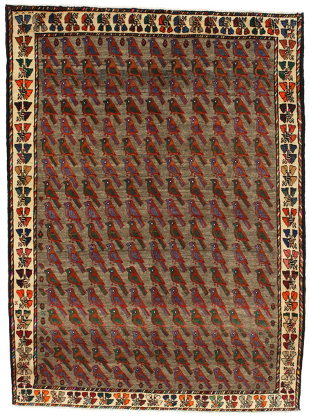 Gabbeh - Qashqai Персийски връзван килим 279x206