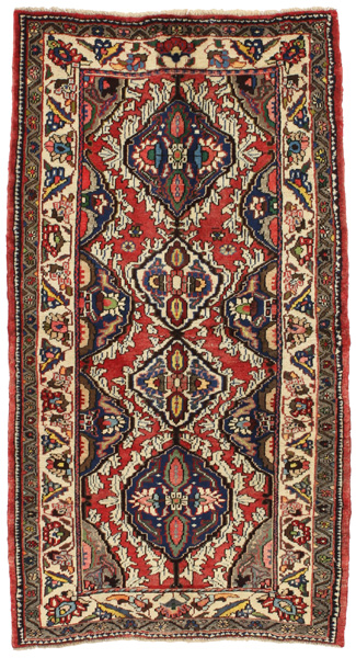 Qashqai Персийски връзван килим 198x103