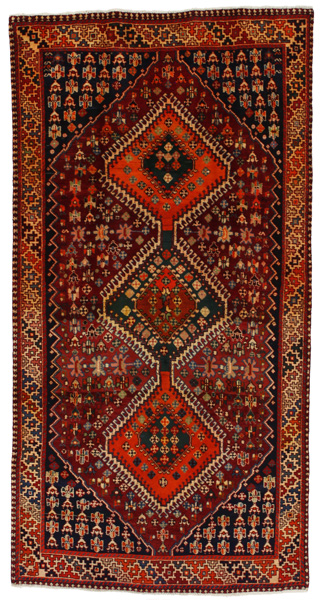 Qashqai Персийски връзван килим 281x146