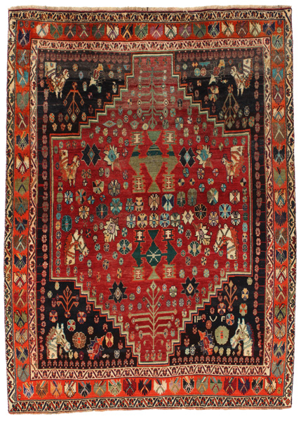 Qashqai - Shiraz Персийски връзван килим 280x198