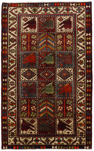 Bakhtiari - Garden Персийски връзван килим 245x150