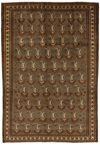 Qashqai Персийски връзван килим 298x207
