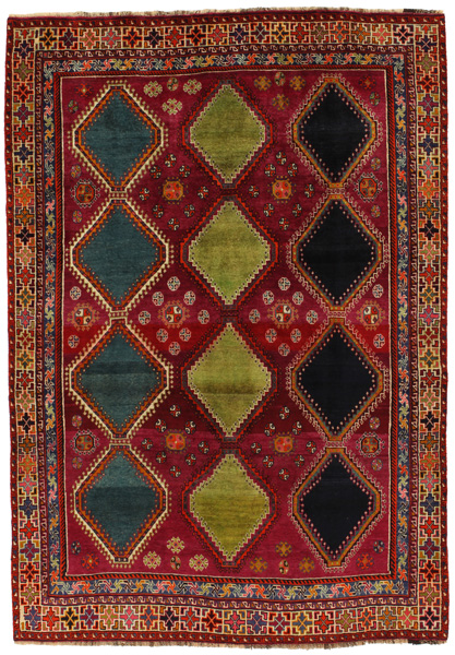 Yalameh - Qashqai Персийски връзван килим 280x194
