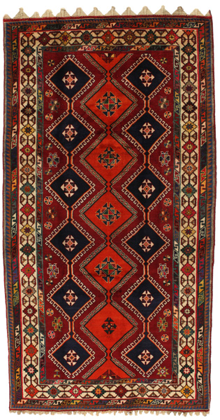 Yalameh - Qashqai Персийски връзван килим 283x145