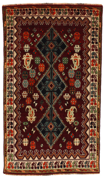Yalameh - Qashqai Персийски връзван килим 255x150