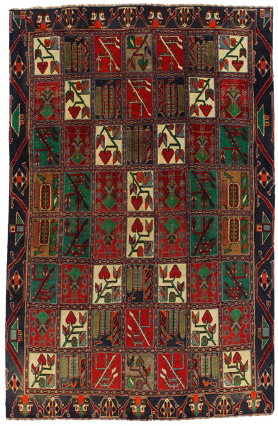 Bakhtiari - Qashqai Персийски връзван килим 288x188