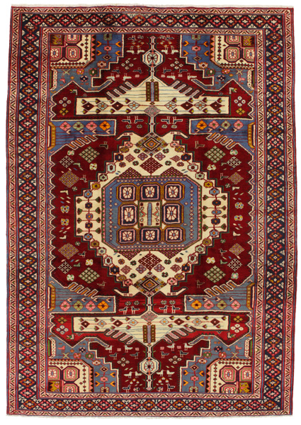 Bakhtiari Персийски връзван килим 301x210