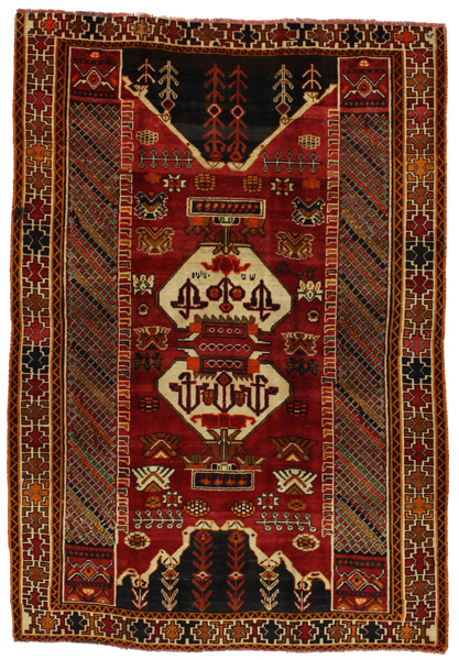 Gabbeh - Qashqai Персийски връзван килим 235x163
