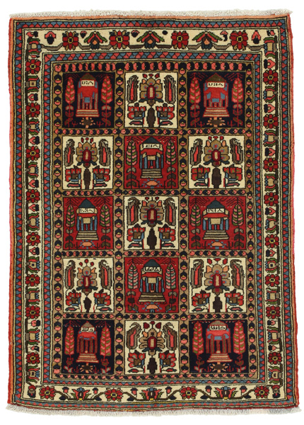 Bakhtiari Персийски връзван килим 143x102