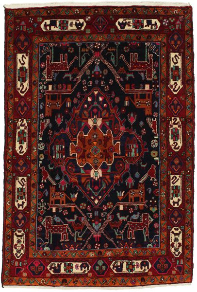 Nahavand - Hamadan Персийски връзван килим 208x140