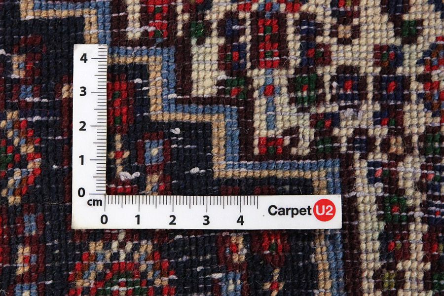 Senneh - Kurdi Персийски връзван килим 166x125 - Снимка 3