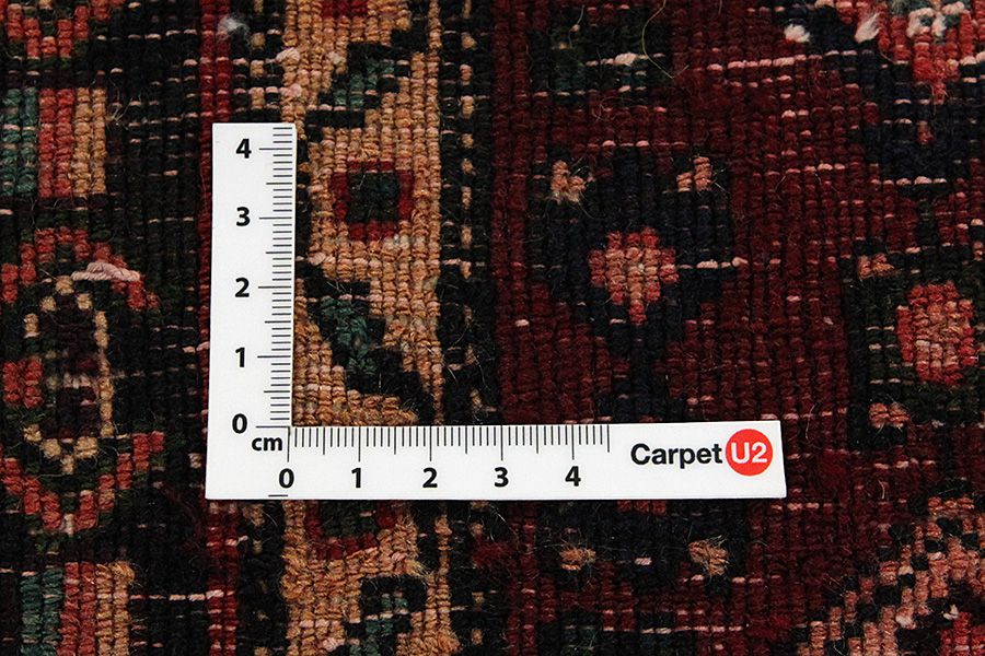 Senneh - Kurdi Персийски връзван килим 137x130 - Снимка 3