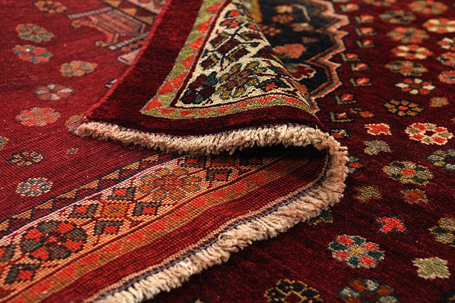 Bijar - Kurdi Персийски връзван килим 240x150 - Снимка 4
