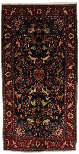 Bijar - Kurdi Персийски връзван килим 308x155