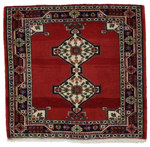 Jozan - Sarouk Персийски връзван килим 80x85