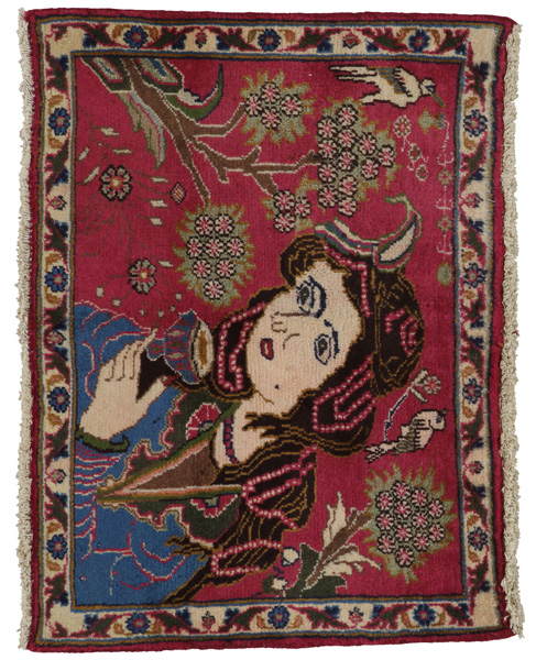 Bijar - Kurdi Персийски връзван килим 58x78