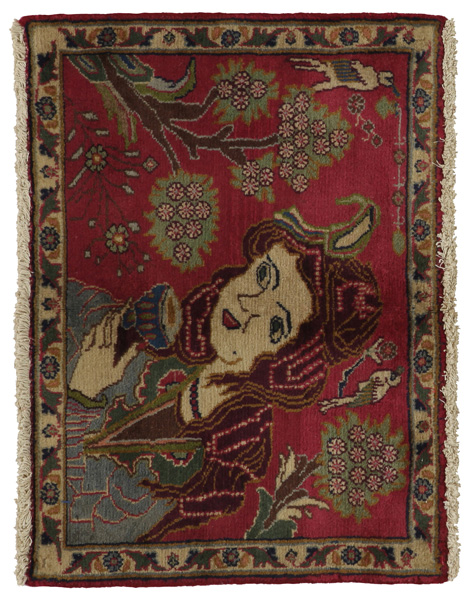 Bijar - Kurdi Персийски връзван килим 55x76