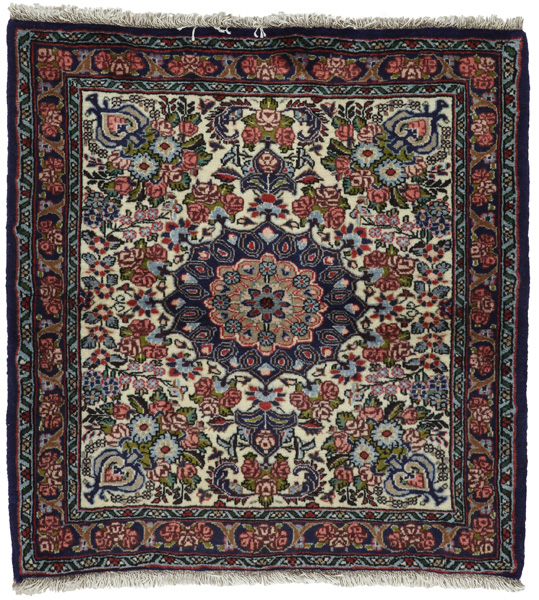 Bijar - Kurdi Персийски връзван килим 88x85