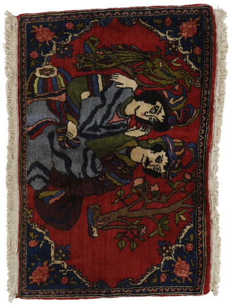 Bijar - Kurdi Персийски връзван килим 58x85