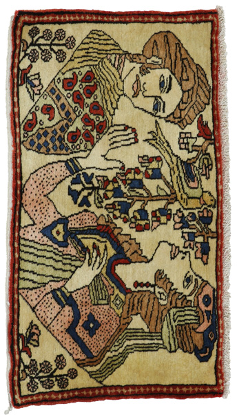 Bijar - Kurdi Персийски връзван килим 58x106