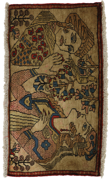 Bijar - Kurdi Персийски връзван килим 100x55