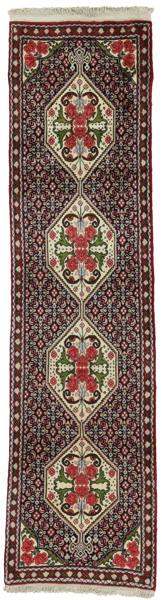 Senneh Персийски връзван килим 215x54