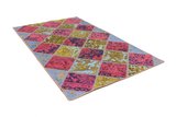 Vintage - Patchwork Персийски връзван килим 225x125 - Снимка 1