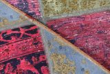 Vintage - Patchwork Персийски връзван килим 225x125 - Снимка 5