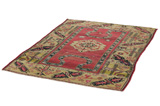 Turkish Турски връзван килим 153x124 - Снимка 2