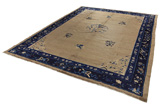 Khotan Китайски връзван килим 349x283 - Снимка 2