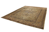 Isfahan - old Персийски връзван килим 400x307 - Снимка 2