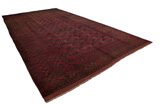 Beshir - Antique Туркменски връзван килим 650x340 - Снимка 1
