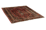 Bakhtiari - old Персийски връзван килим 194x158 - Снимка 1