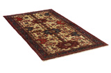 Sirjan - old Персийски връзван килим 211x103 - Снимка 1
