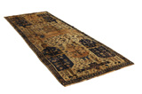 Bakhtiari - old Персийски връзван килим 380x132 - Снимка 1