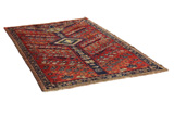 Qashqai - old Персийски връзван килим 208x138 - Снимка 1
