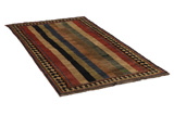 Gabbeh - old Персийски връзван килим 212x110 - Снимка 1