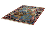Kashan - old Персийски връзван килим 205x136 - Снимка 2