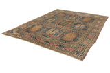 Tabriz - Antique Персийски връзван килим 370x276 - Снимка 2