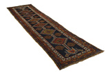 Qashqai - Antique Персийски връзван килим 405x99 - Снимка 1