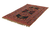 Qashqai - Antique Персийски връзван килим 203x127 - Снимка 2