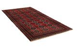 Turkaman - old Персийски връзван килим 267x137 - Снимка 1