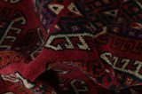 Yomut - Бухара Туркменски връзван килим 198x128 - Снимка 6