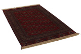 Yomut - Бухара Туркменски връзван килим 198x127 - Снимка 1