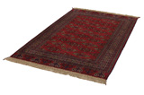 Yomut - Бухара Туркменски връзван килим 198x127 - Снимка 2